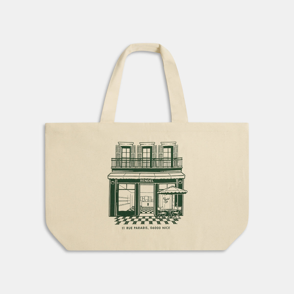 Tote Bag Canva Rendel Café Nice