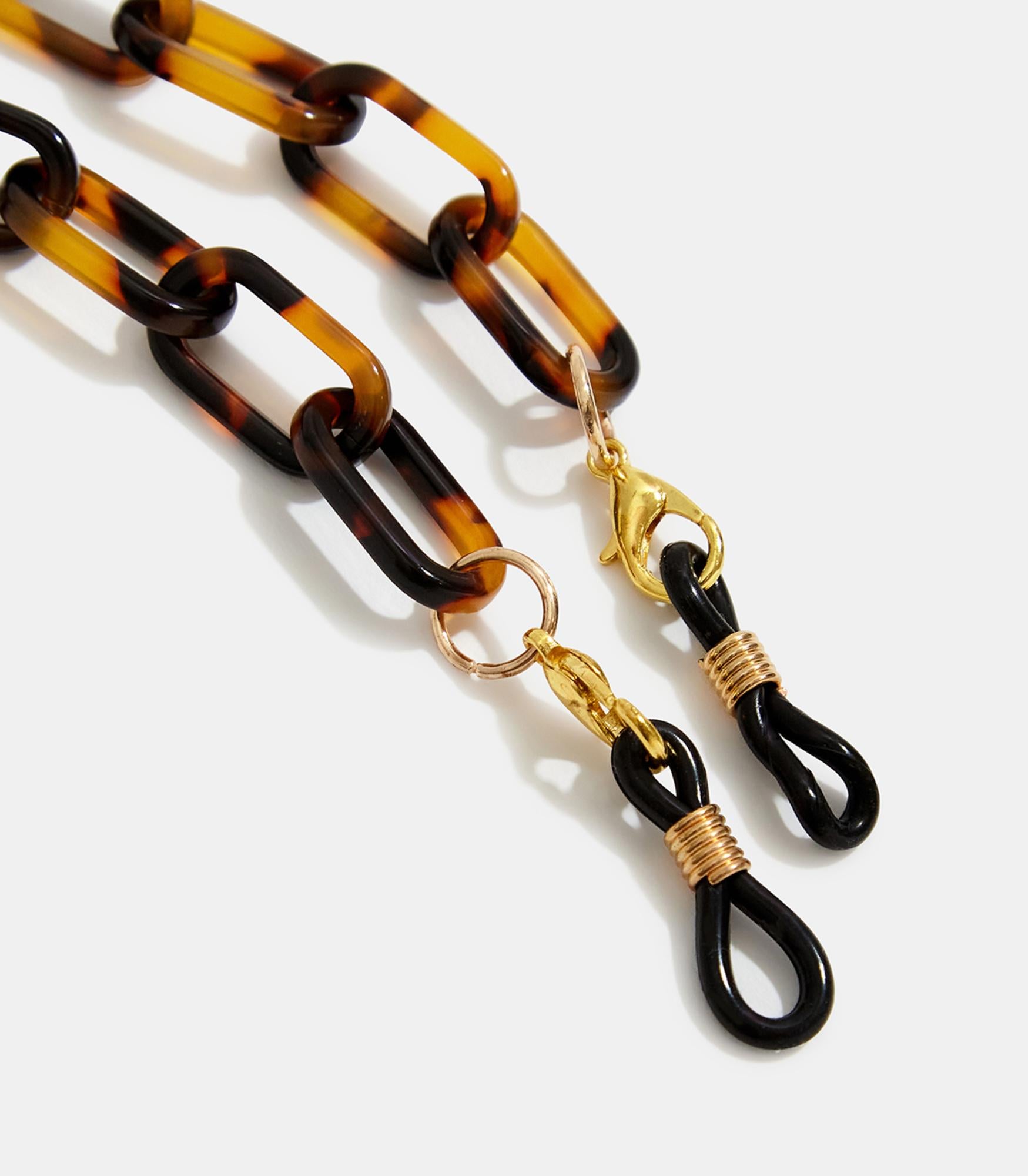 Chaine Acetate YELLOW TORTOISE