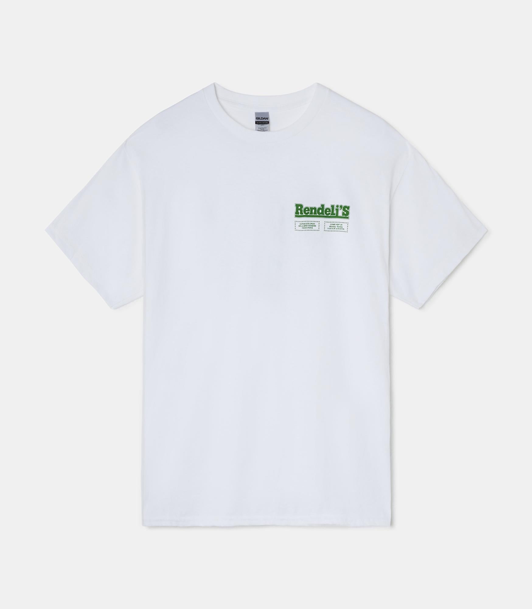 T Shirt Rendel WHITE/GREEN